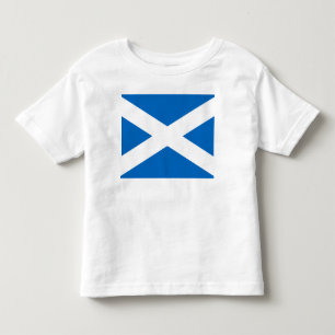 Scottish Flag of Scotland Saint Andrew’s Cross Toddler T-shirt