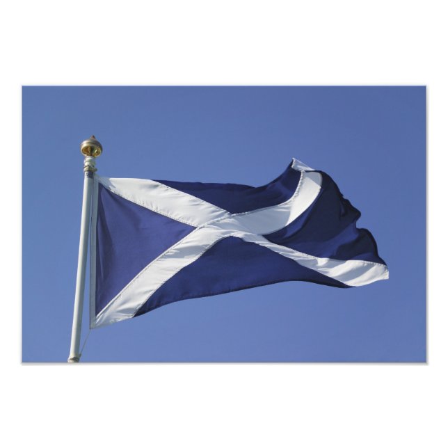 Scottish Flag Photo Print (Front)