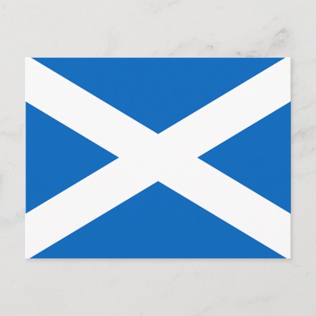Scottish Flag Postcard (Front)