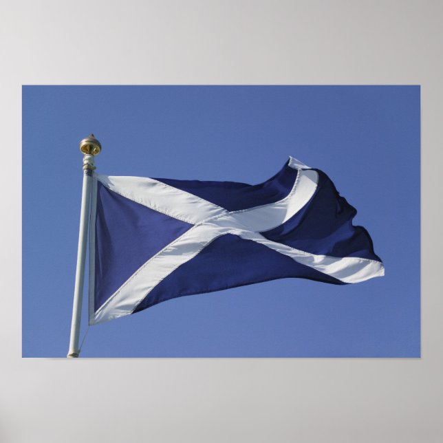 Scottish Flag Poster (Front)