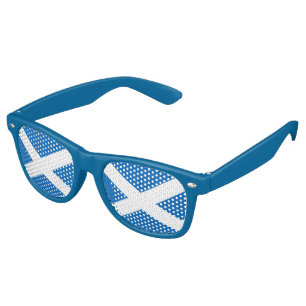 Scottish flag retro sunglasses