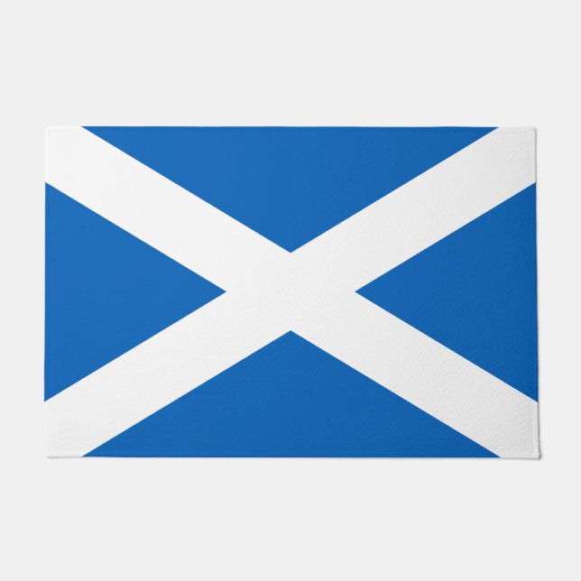 Scottish Flag (Saltire) (Scotland Flag) Doormat (Front)