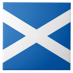 Scottish Flag (Saltire) (Scotland Flag) Tile