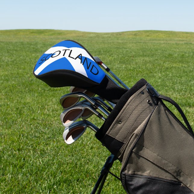 Scottish Flag Scotland dccnt Golf Head Cover (In Situ)