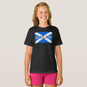 Scottish Flag Scotland Inverted Girls cn T-Shirt