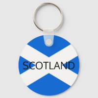 Scottish Flag Scotland Keychain arc