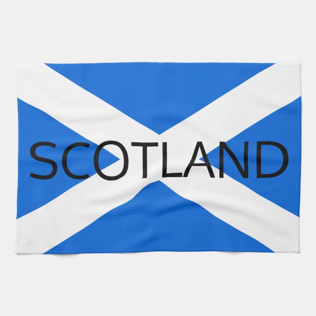 Scottish Flag Scotland ktt Kitchen Towel (Horizontal)