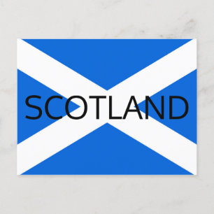 Scottish Flag Scotland pccnt Postcard