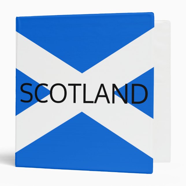 Scottish Flag Scotland rbcn Binder (Front/Inside)