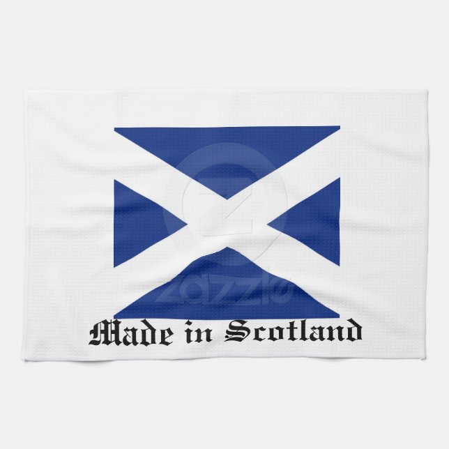 Scottish flag T-Towel Kitchen Towel (Horizontal)