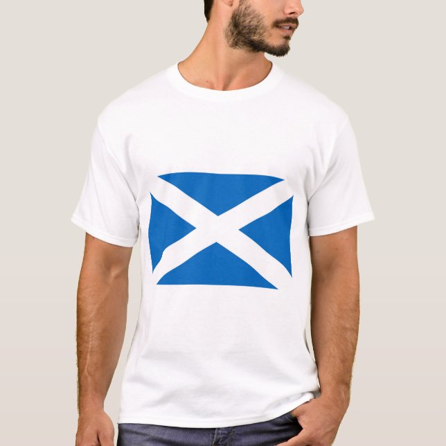 Scottish flag tee shirt (Front)