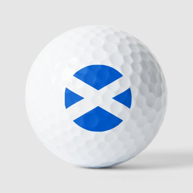 Scottish Flag va gbcnt Golf Balls (Front)