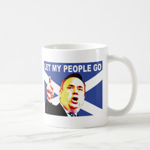 Scottish flag with Alex Salmond Coffee Mug