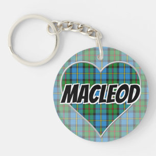 Scottish Flash Clan MacLeod de Harris Tartan Heart