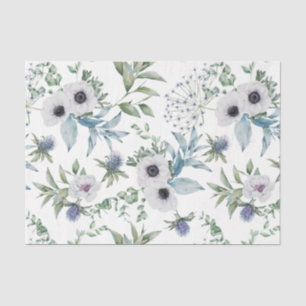Scottish Floral and Tartan Series Design 17 Tissue Paper