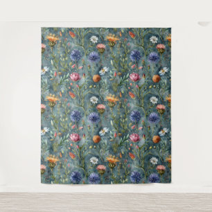 Scottish flowers tapestry