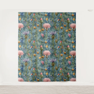 Scottish flowers tapestry