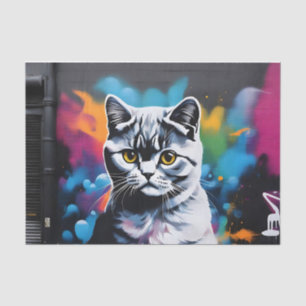 Scottish Fold Art Vibrant Tissue Paper