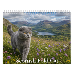 Scottish Fold Cat Calendar