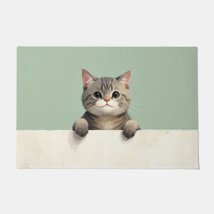 Scottish Fold Cat Doormat Art