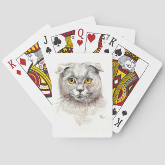 Scottish Fold Cat Playing Cards