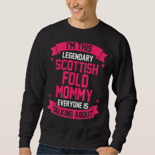 Scottish Fold Mom Sweatshirt