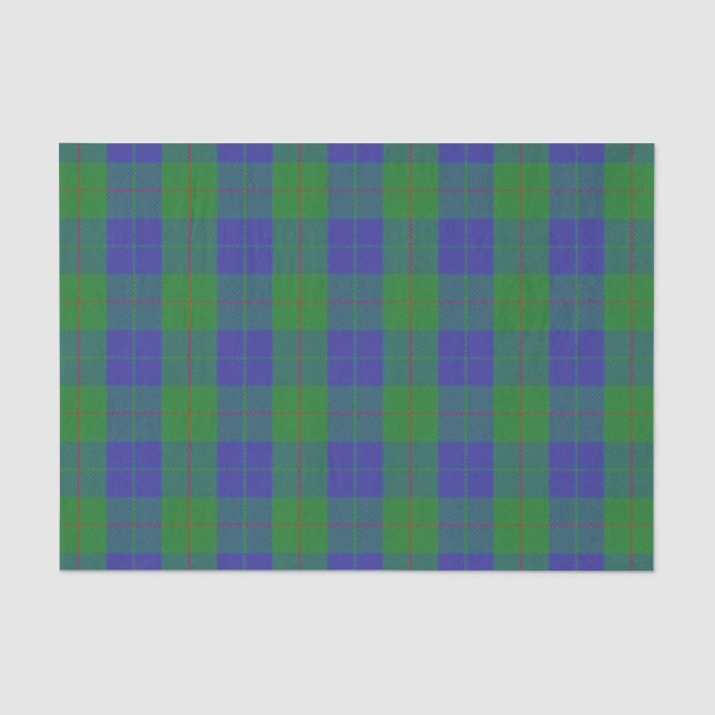 Scottish Gifts Clan Barclay Hunting Tartan Tissue Paper (Front)