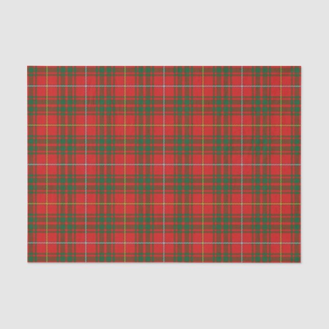 Scottish Gifts Clan Bruce Tartan Tissue Paper (Front)