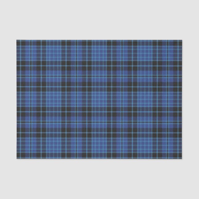 Scottish Gifts Clan Clark and Clergy Tartan Tissue Paper (Front)