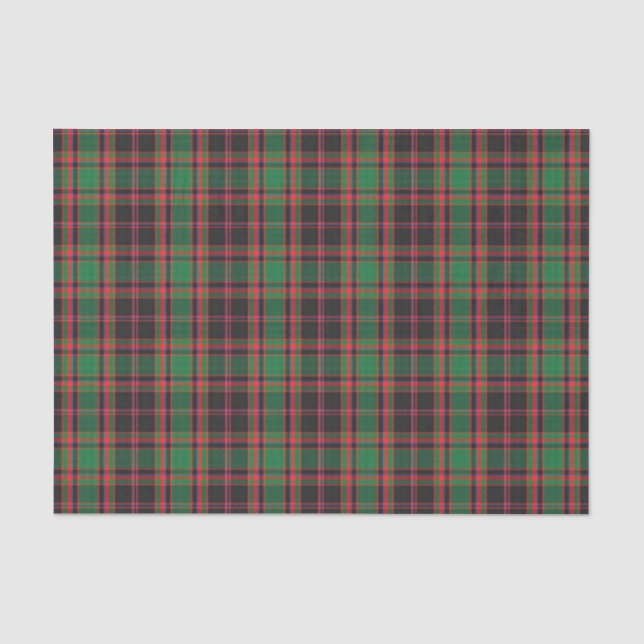 Scottish Gifts Clan Cumming Hunting Tartan Tissue Paper (Front)