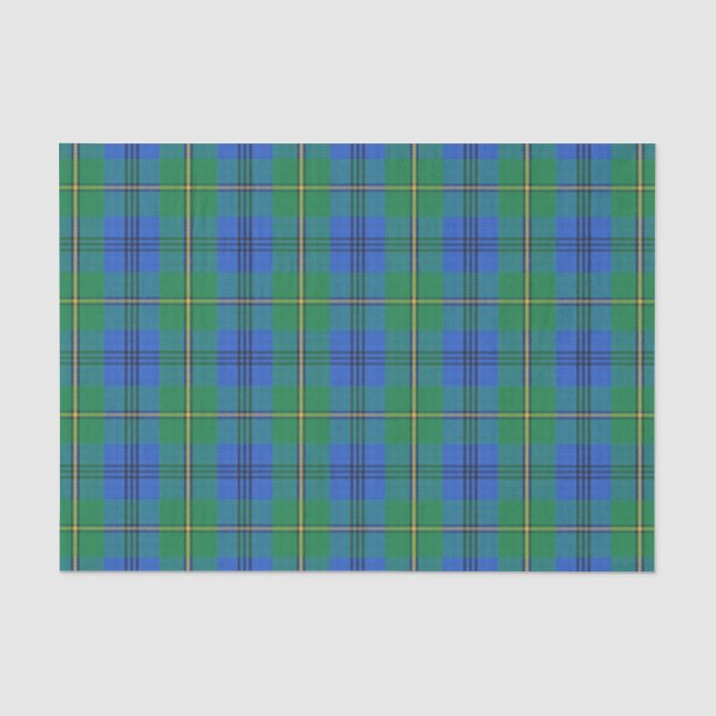 Scottish Gifts Clan Johnston Johnstone Tartan Tissue Paper (Front)