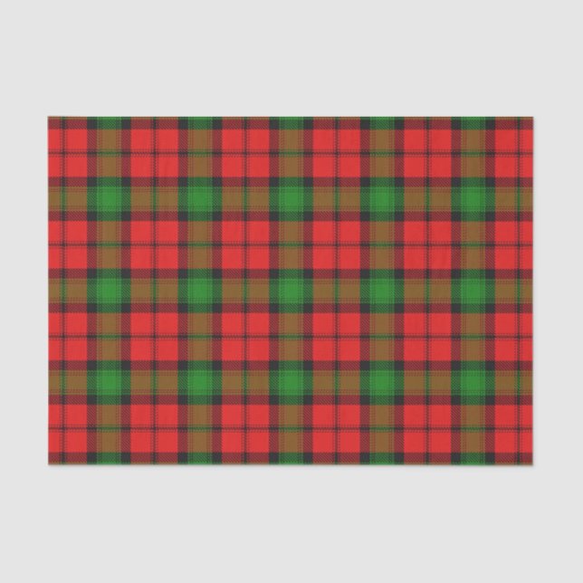 Scottish Gifts Clan Kerr Tartan Tissue Paper (Front)