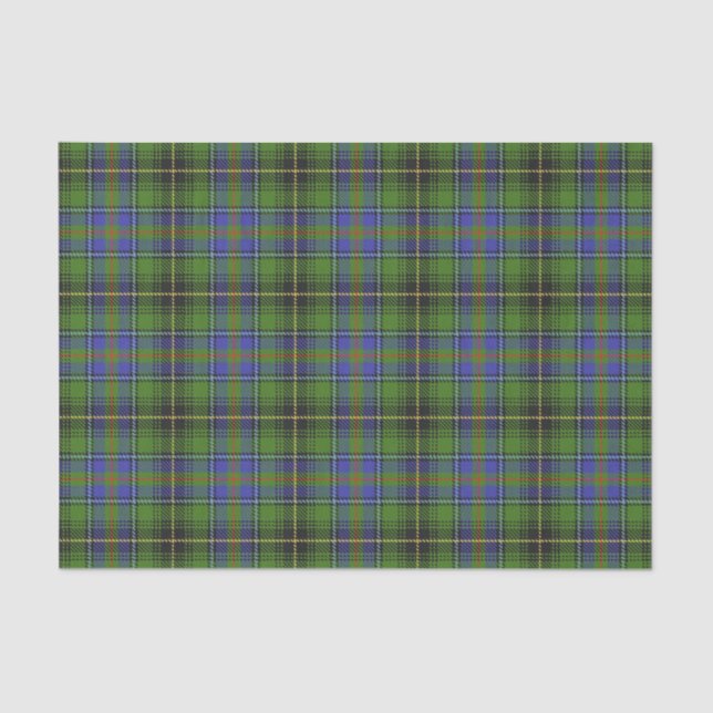 Scottish Gifts Clan MacInnes Tartan Tissue Paper (Front)