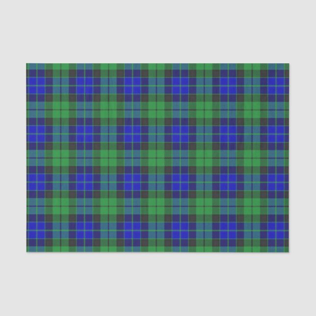 Scottish Gifts Clan MacKay Tartan Tissue Paper (Front)