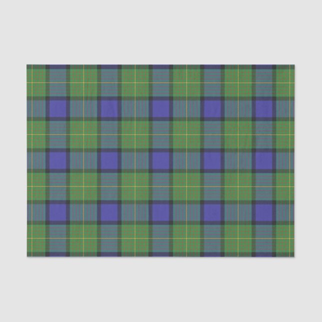 Scottish Gifts Clan Muir Tartan Tissue Paper (Front)