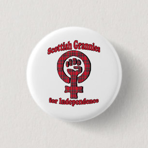 Scottish Grannies for Independence Button Badge