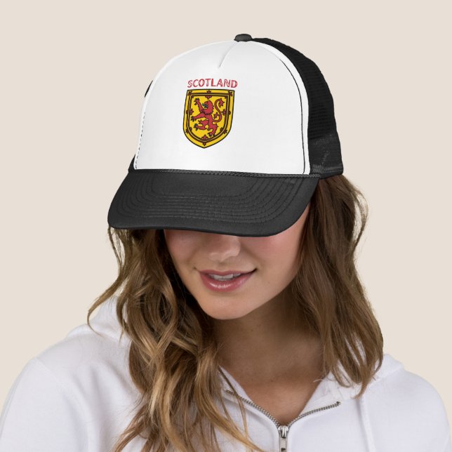 Scottish Heritage Crest Inspired , Scotland Trucker Hat (In Situ)