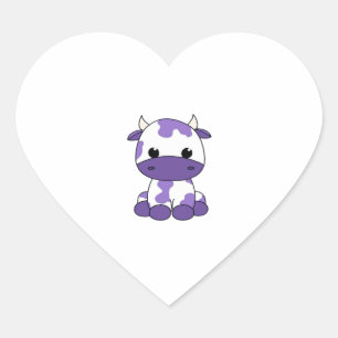 Scottish highland cattle Classic T-Shirt Heart Sticker