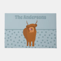 Scottish Highland Cattle Cow Graphic Personalized 