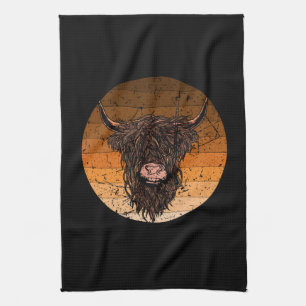 Scottish Highland Cattle Kitchen Towel