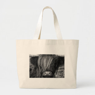 Scottish Highland Cattle - Scotland Large Tote Bag
