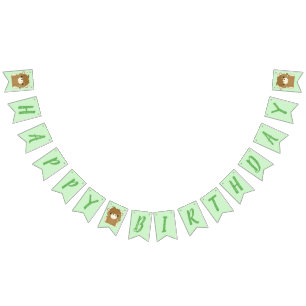 Scottish Highland Coo Cow Birthday Party Bunting Flags