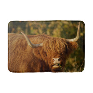 Scottish Highland Cow Bath Mat