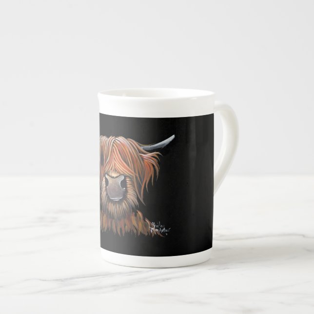 Scottish Highland Cow 'BRUCE' Mug (Front Right)