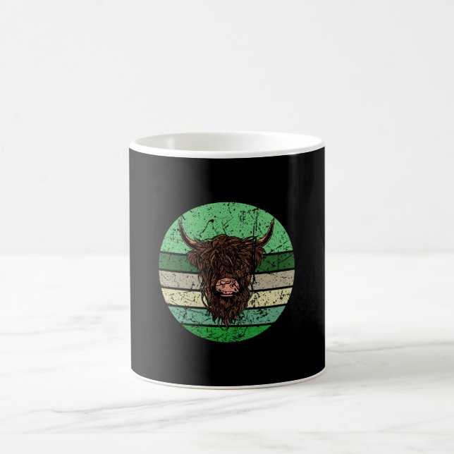 Scottish Highland Cow Coffee Mug (Center)