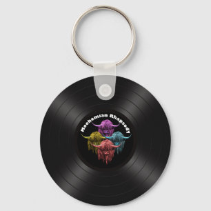 Scottish Highland Cow. Moohemian Rhapsody Keychain