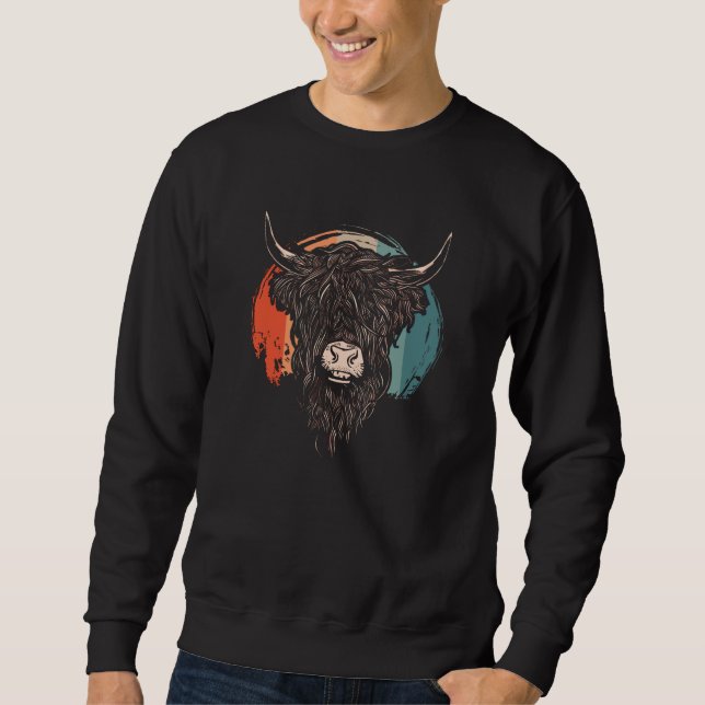 Scottish Highland Cow Sweatshirt (Front)
