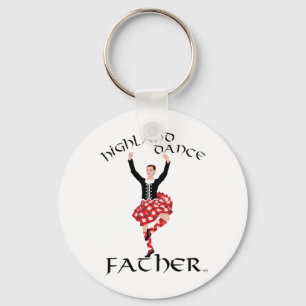 Scottish Highland Dance Father Keychain
