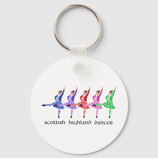 Scottish Highland Dance Line Keychain (Front)