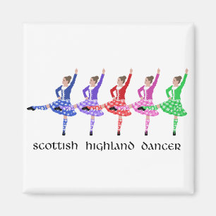Scottish Highland Dance Line Magnet